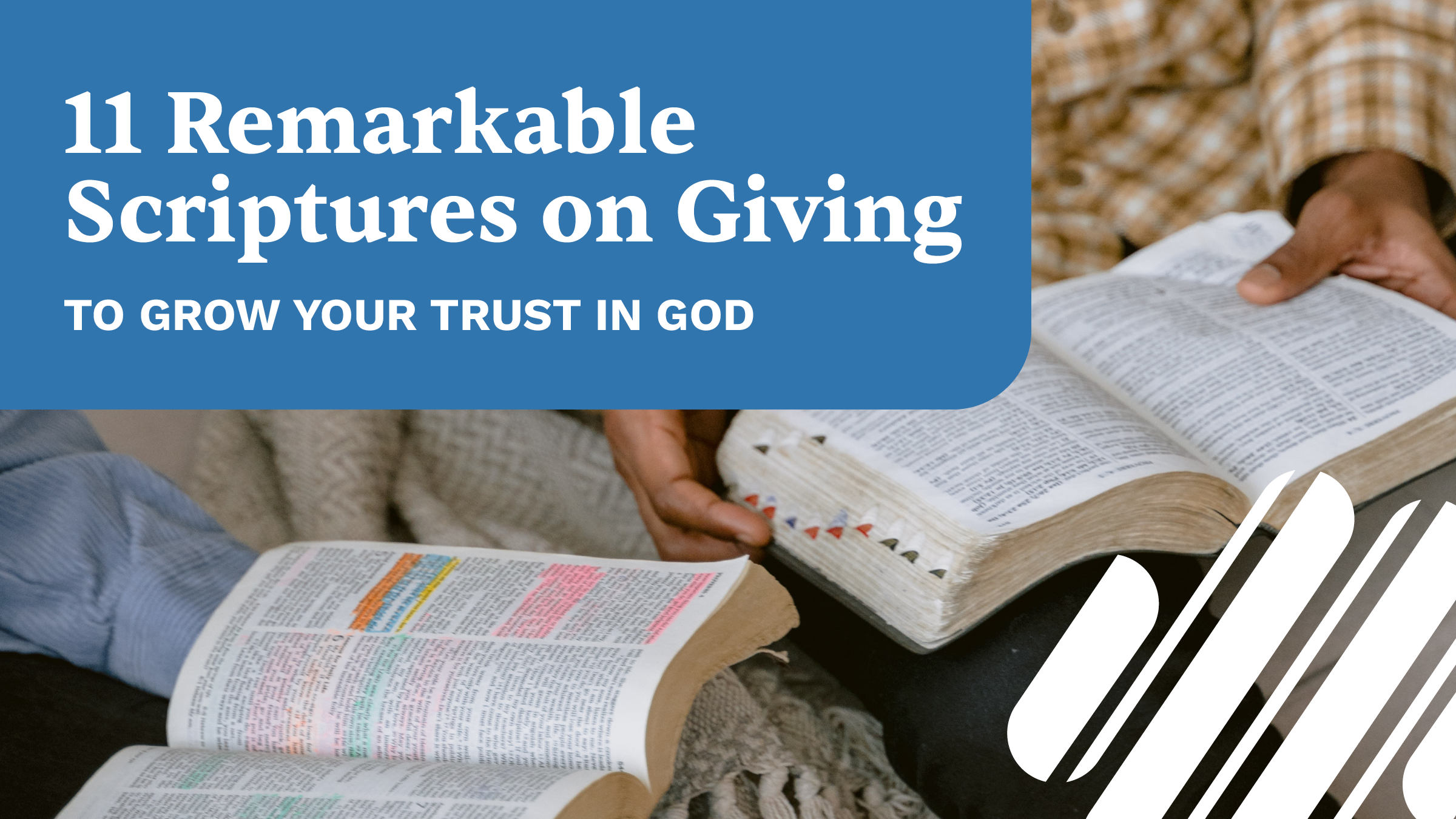 11 Scriptures on Giving to Grow Trust in God